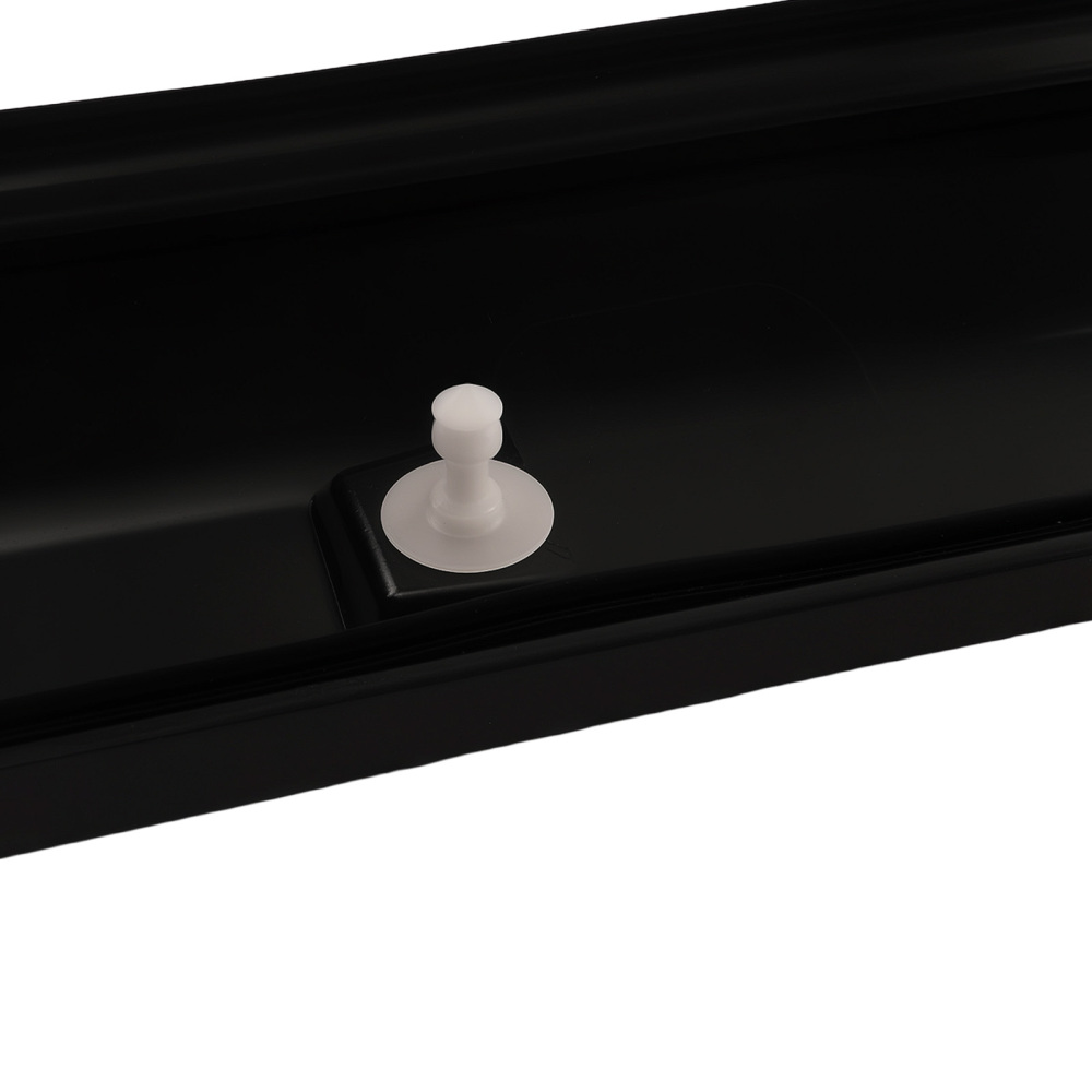 Pillar Molding Trim Front Right Side compatible for Nissan Maxima 2016-2023 Black ABS