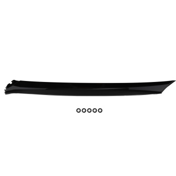 Pillar Molding Trim Front Right Side compatible for Nissan Maxima 2016-2023 Black ABS