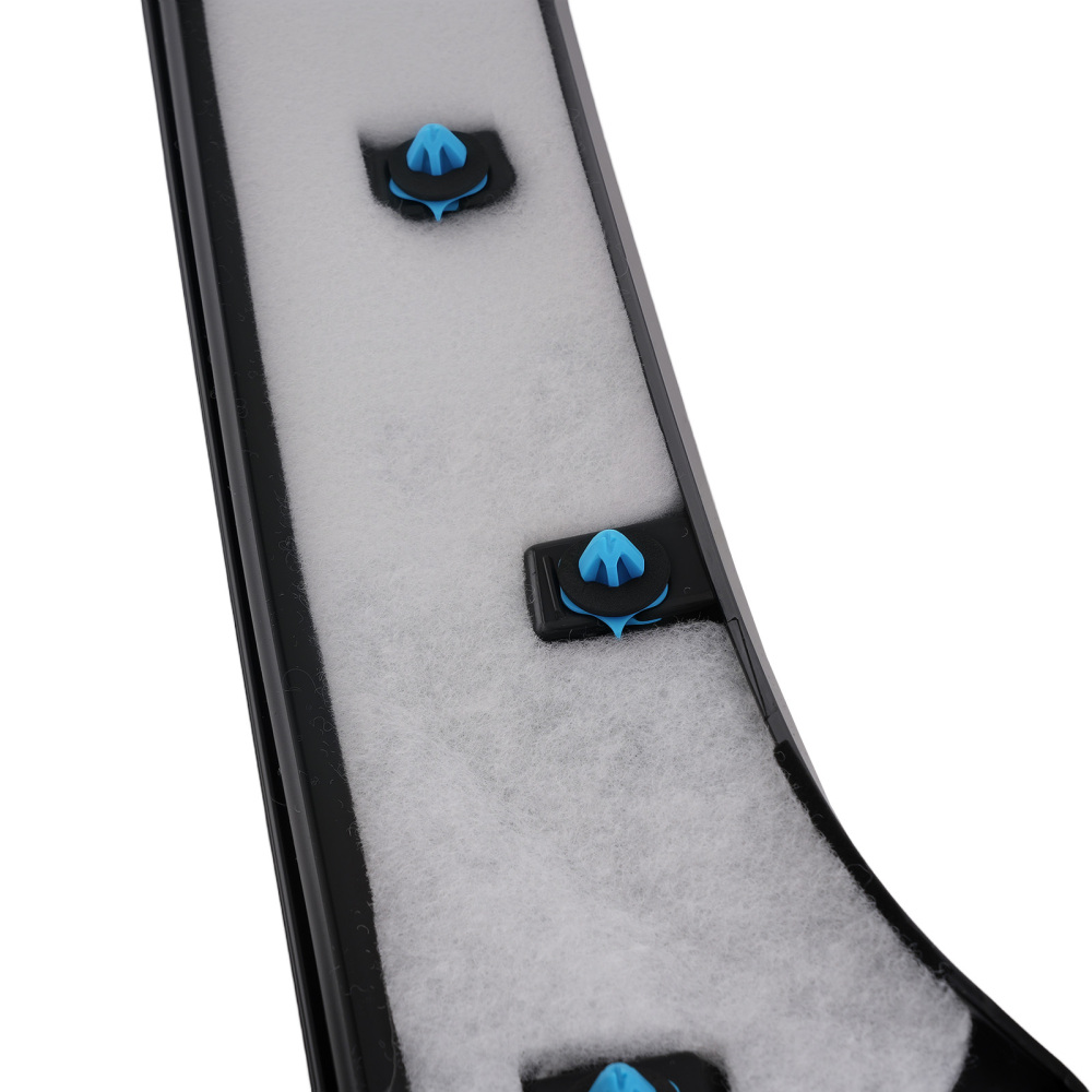 Black Window Pillar Trim compatible for Ford Flex 2009-2019 Right Front Windshield