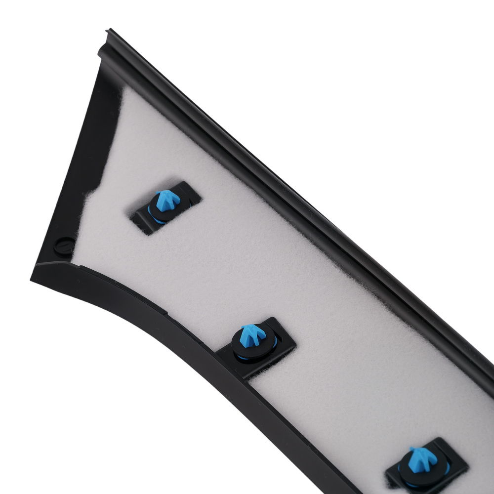 Black Window Pillar Trim compatible for Ford Flex 2009-2019 Right Front Windshield