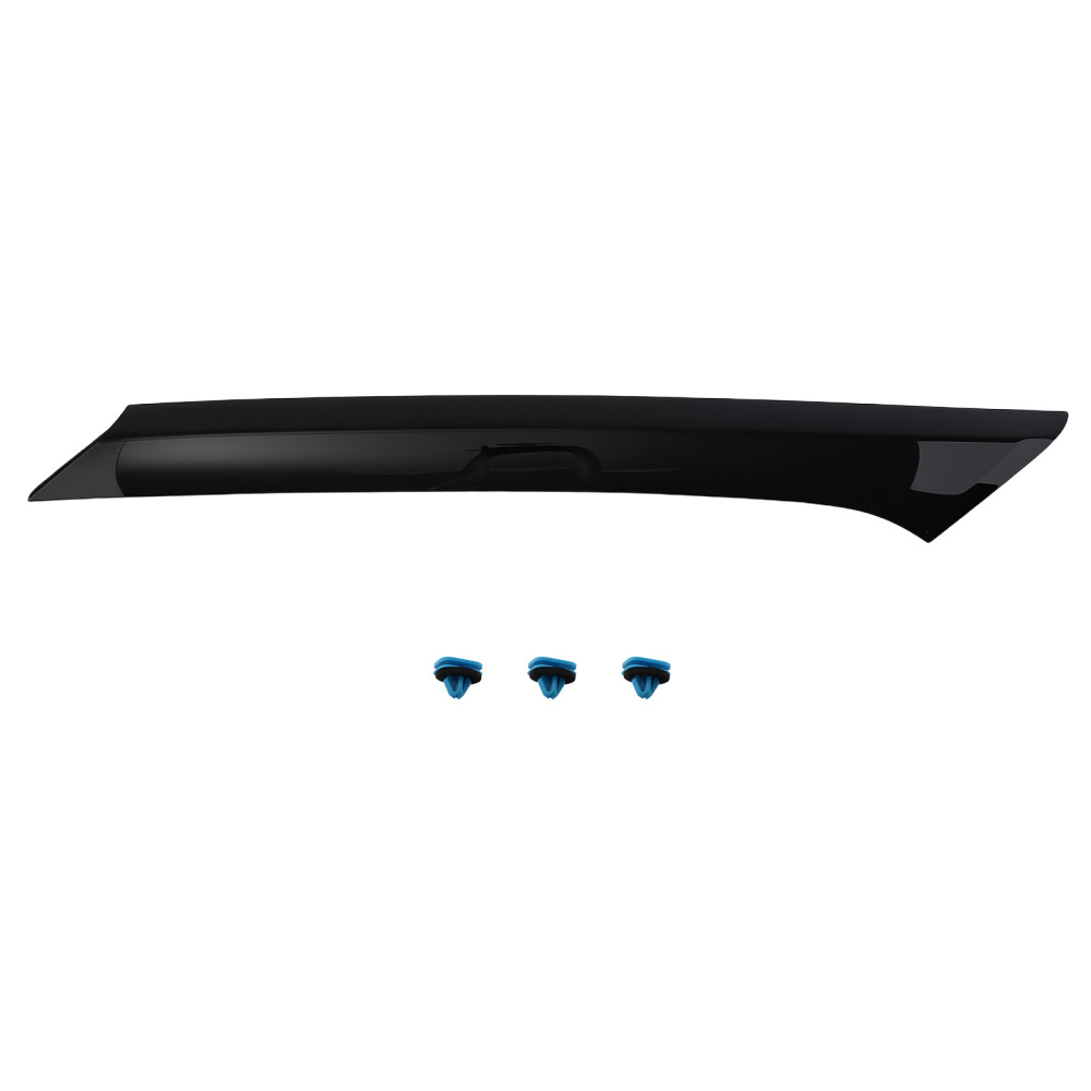 Black Window Pillar Trim compatible for Ford Flex 2009-2019 Right Front Windshield