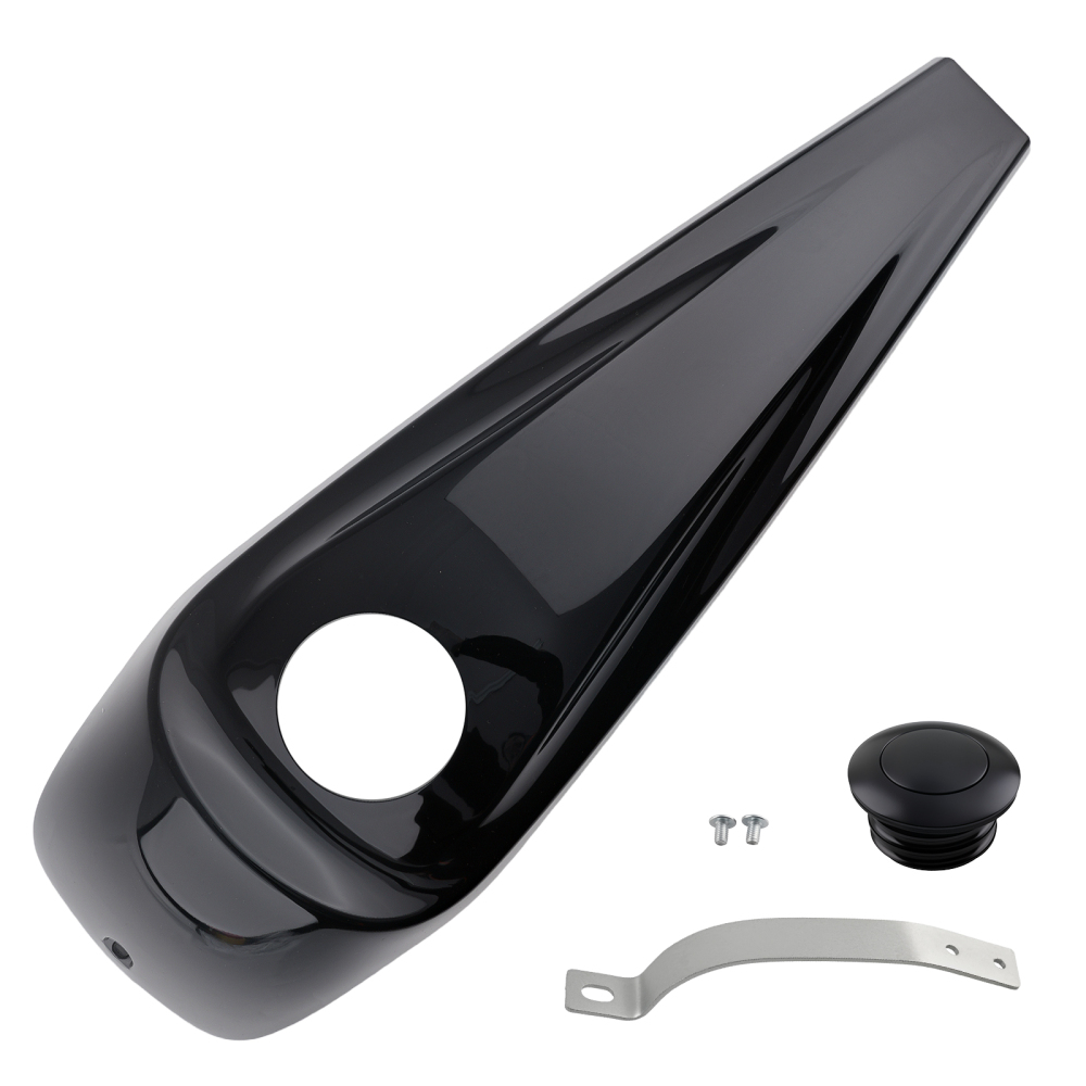 ABS Console Cover w/ Gas Cap compatible for Harley Street Glide FLHX 2008-2023 Black