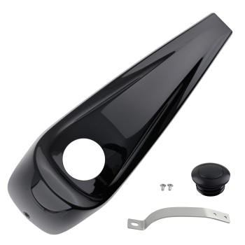 ABS Console Cover w/ Gas Cap compatible for Harley Street Glide FLHX 2008-2023 Black