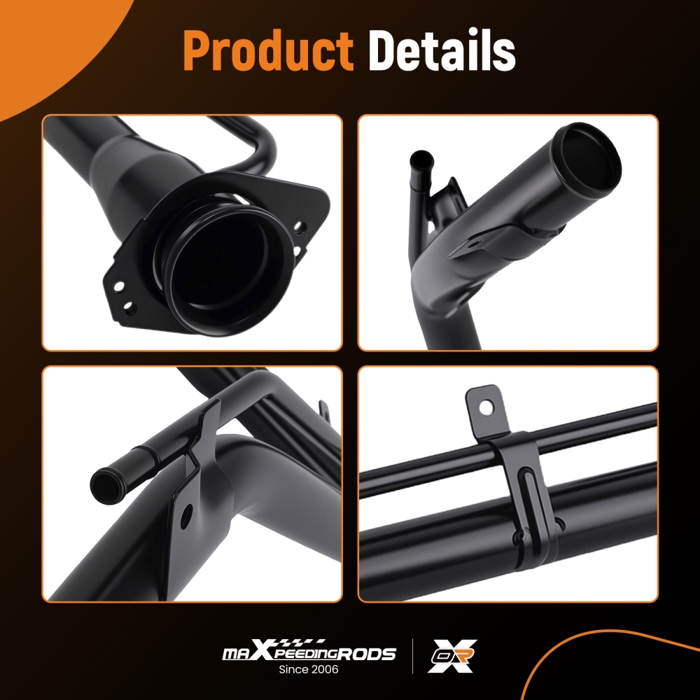 Fuel Filler Neck Pipe compatible for Suzuki Grand Vitara MK2 05-15 89201-65J01 Diesel Black