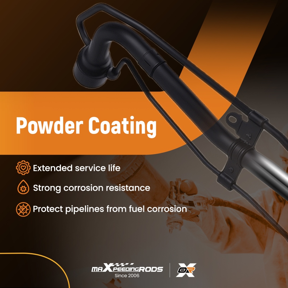 Fuel Tank Fill Neck Pipe compatible for Toyota RAV4 III 2.0/2.4L 2005-13 77201-42180 Black