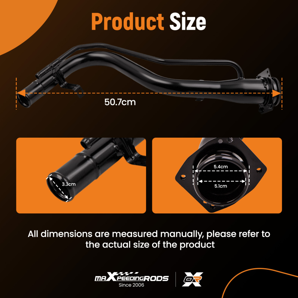 Fuel Tank Filler Neck Pipe compatible for Suzuki Ignis MK2 2003-07 compatible for Subaru Justy 8920186G00