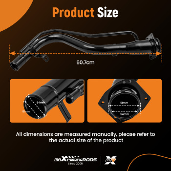 2003 - 2006 Fuel Tank Filler Neck Metal Pipe compatible for Suzuki Ignis MK2 8920186G00