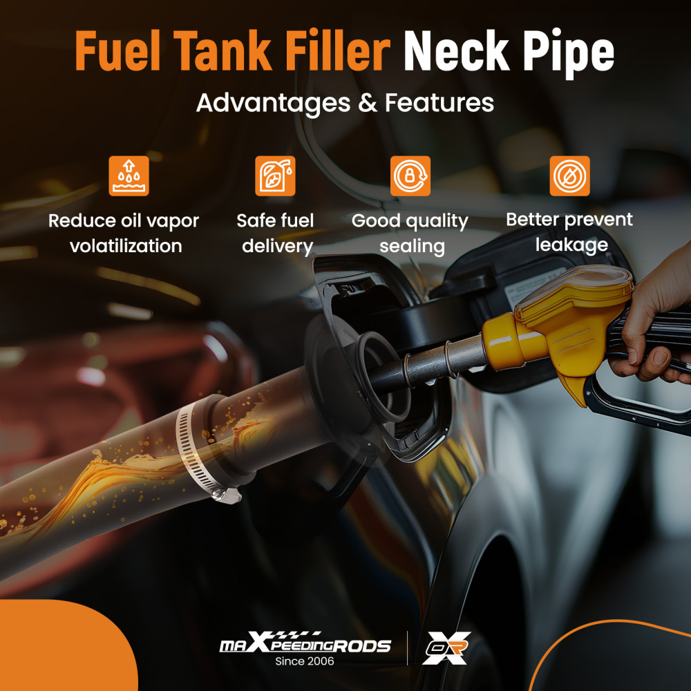 Gas Fuel Tank Filler Neck Hose Pipe compatible for Ford Ranger Mazda B4000 B3000 B2300