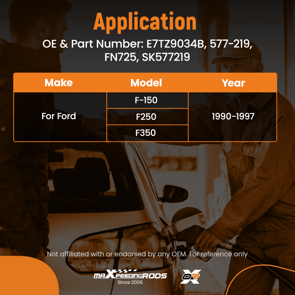 Fuel Tank Filler Neck Tube Pipe compatible for Ford F-150 F-250 F-350 90-97 Petrol 577-219