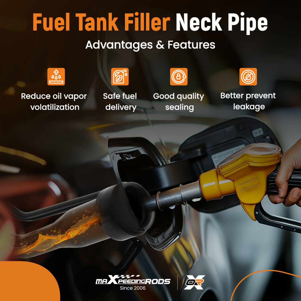 Fuel Tank Filler Neck Tube Pipe compatible for Ford F-150 F-250 F-350 90-97 Petrol 577-219