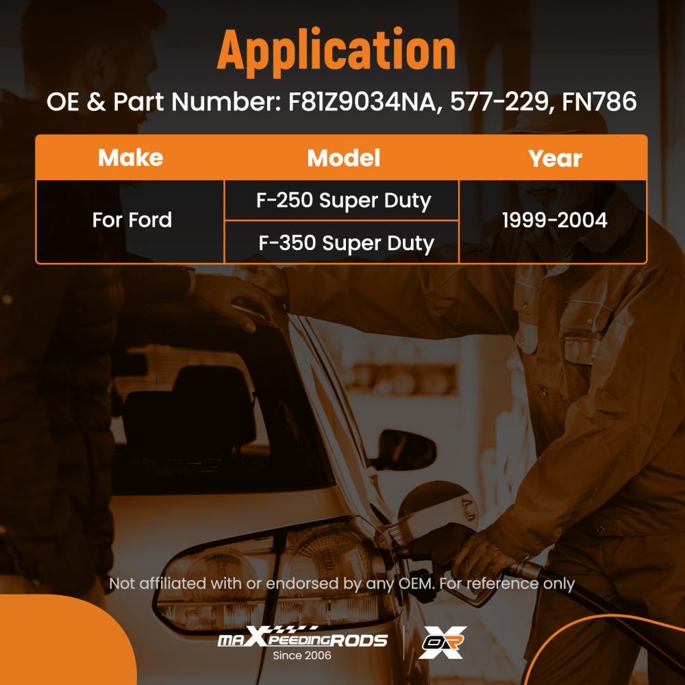 Fuel Gas Tank Filler Neck Pipe Hose compatible for Ford F250 F350 Super Duty F81Z9034NA