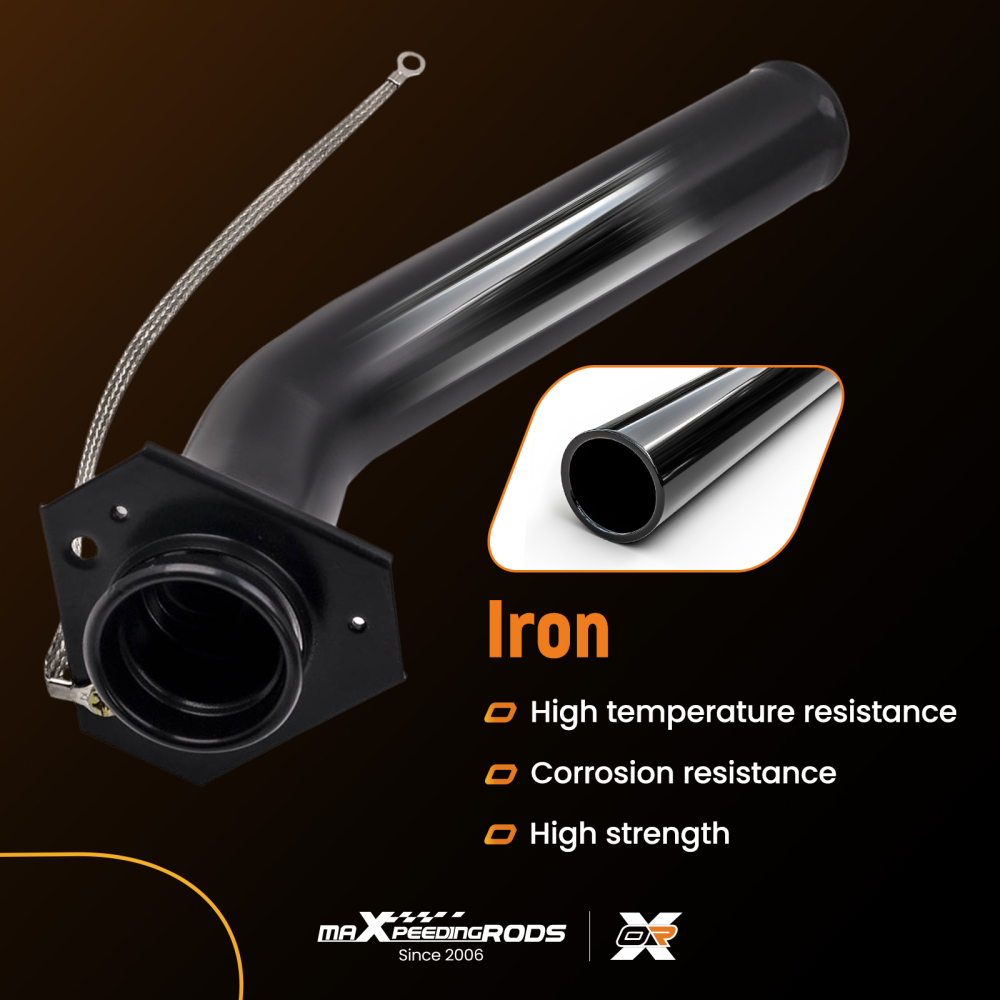 Compatible for GMC Chevy Pickup Truck 96-02 8 Foot Bed Fuel Gas Tank Filler Neck Pipe Hose 