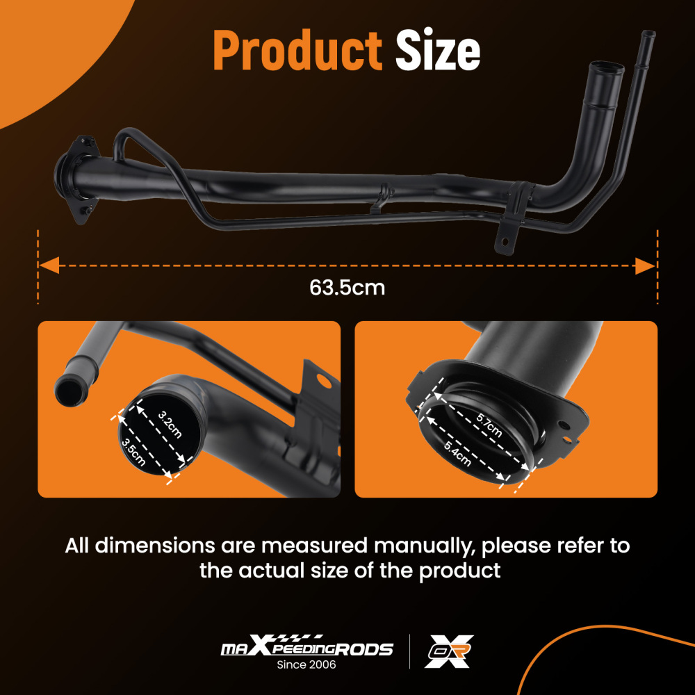 Fuel Tank Filler Neck Hose compatible for Suzuki SX4 1.5 1.6 Petrol 06-14 8920179J11