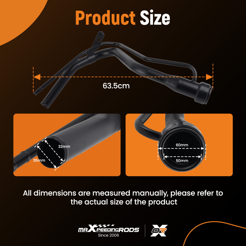 Fuel Tank Filler Neck Pipe compatible for Toyota Yaris, Yaris Verso Petrol 99-05 7720152021