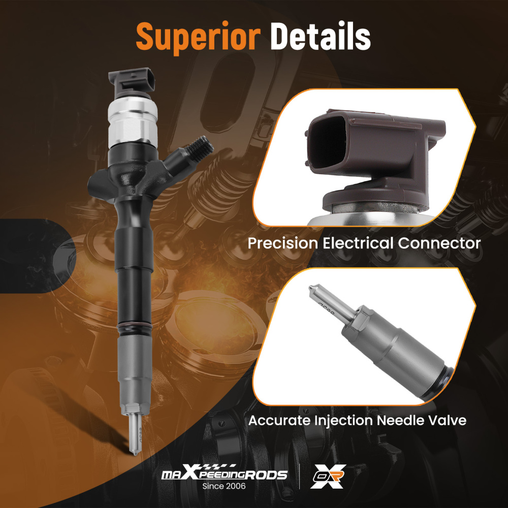 Diesel Fuel Injector compatible for Toyota Hiace Hilux 23670-09070 23670-39316 23670-09330