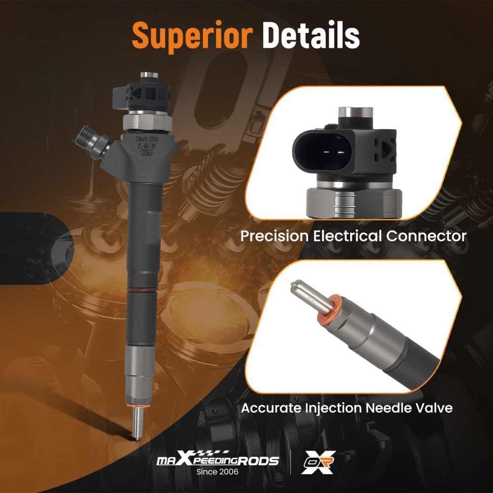 Common Rail Diesel Fuel Injector compatible for Fit For Audi Seat Skoda VW 2007-2017 0445110646