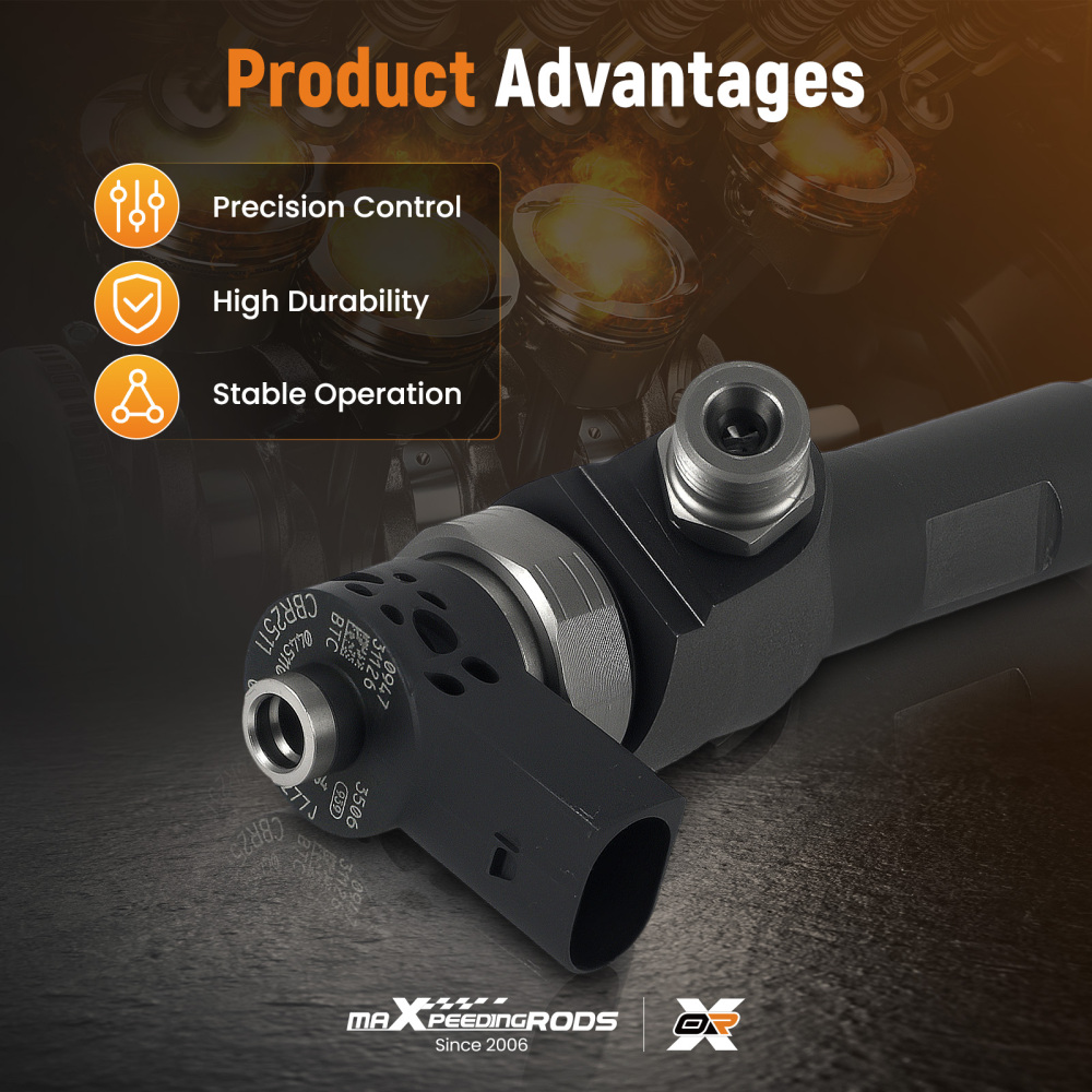 Common Rail Diesel Fuel Injector compatible for Fit For Audi Seat Skoda VW 2007-2017 0445110646