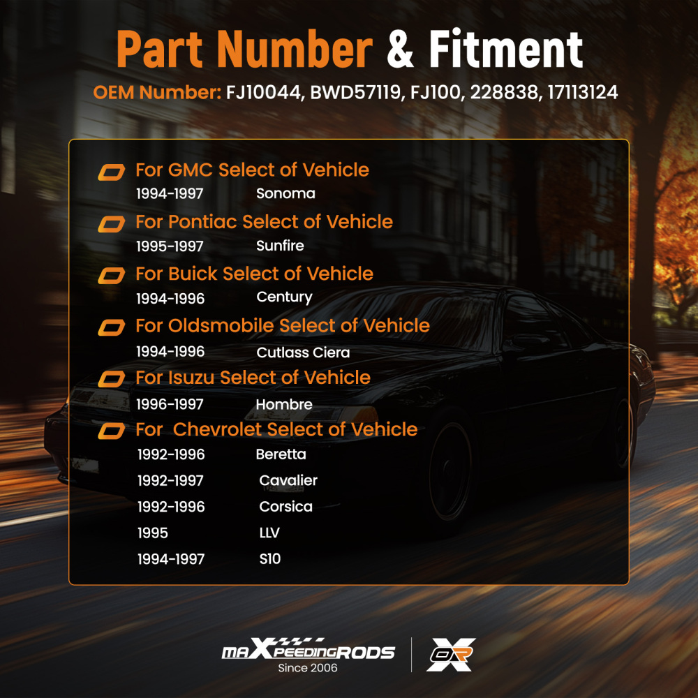 Set of 4 Fuel Injectors compatible for GMC Sonoma compatible for Chevrolet S10 2.2L 1994-1997
