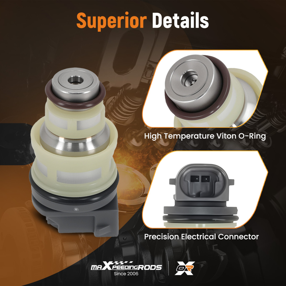 Set of 4 Fuel Injectors compatible for GMC Sonoma compatible for Chevrolet S10 2.2L 1994-1997