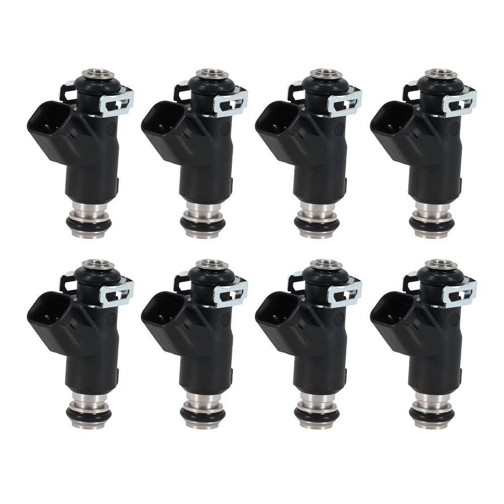 Set of 8 Fuel Injectors compatible for GMC 6.0L compatible for Silverado Sierra 2010-2013 6.6L 12613412