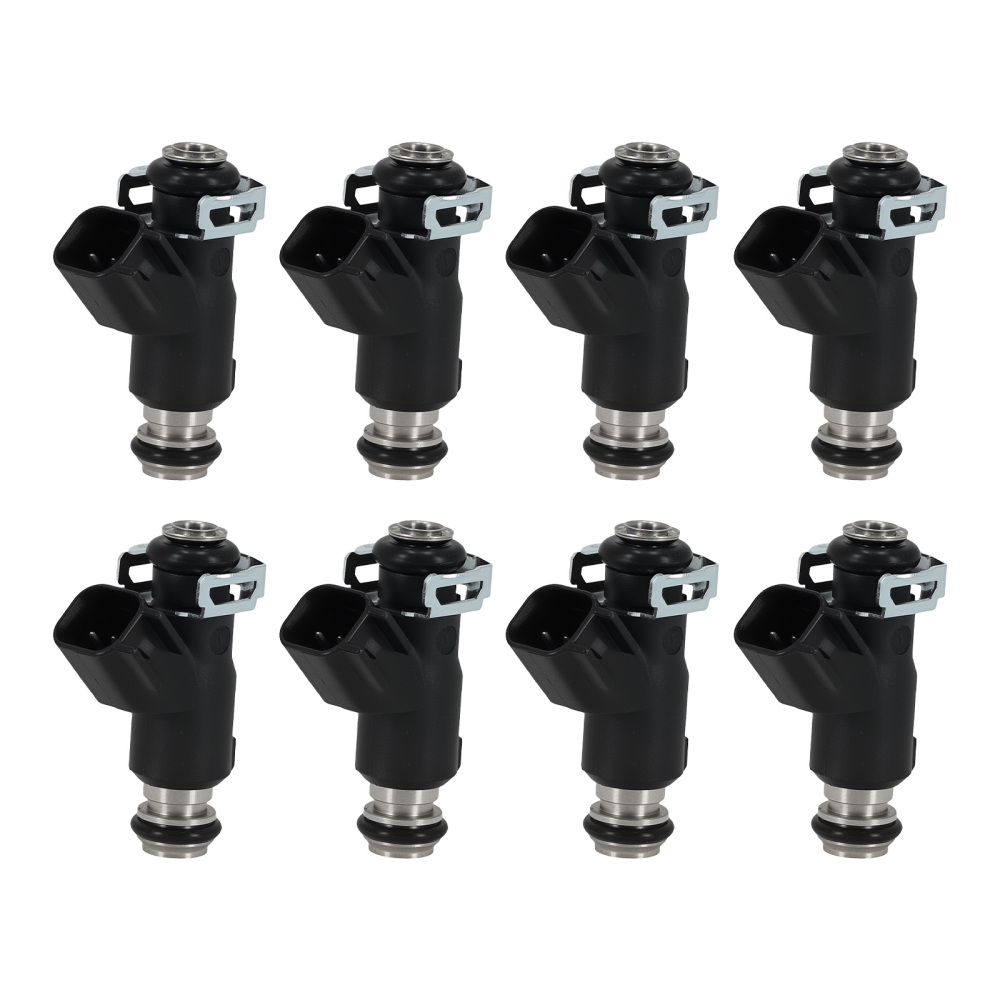 Set of 8 Fuel Injectors compatible for GMC 6.0L compatible for Silverado Sierra 2010-2013 6.6L 12613412