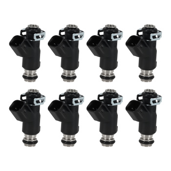 Set of 8 Fuel Injectors compatible for GMC 6.0L compatible for Silverado Sierra 2010-2013 6.6L 12613412