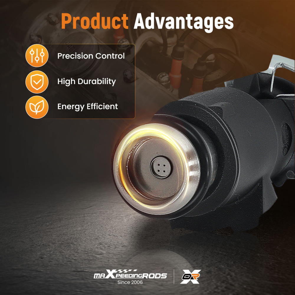 Set of 8 Fuel Injectors compatible for GMC 6.0L compatible for Silverado Sierra 2010-2013 6.6L 12613412