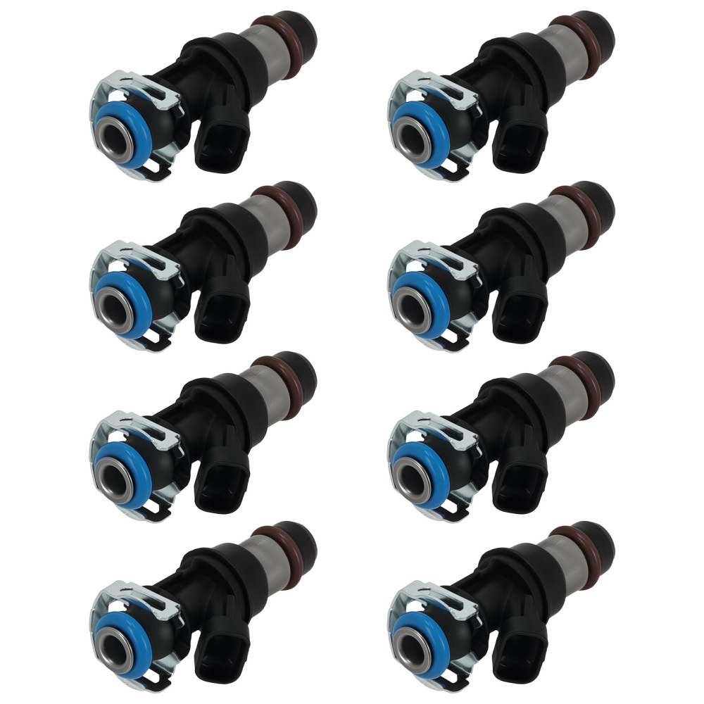 8Pcs Fuel Injectors compatible for Isuzu Ascender compatible for Hummer H2 Cadillac Escalade 4.8 5.3 6.0
