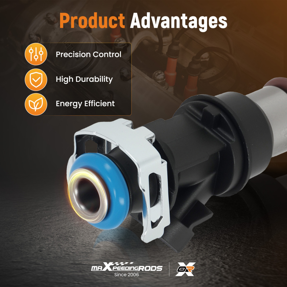 8Pcs Fuel Injectors compatible for Isuzu Ascender compatible for Hummer H2 Cadillac Escalade 4.8 5.3 6.0