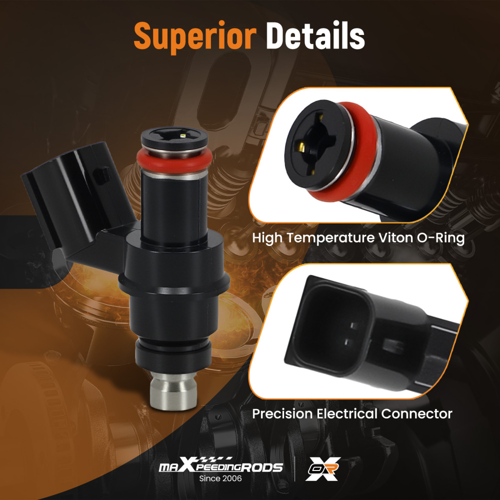 8X Fuel Injectors Set compatible for Suzuki Hayabusa GSXR1000 2007 2008 K7 15710-21H00