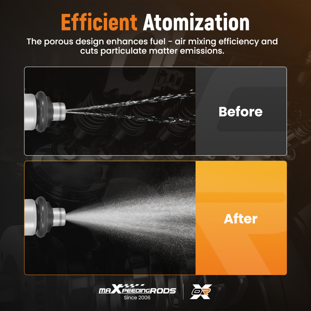 4 Fuel Injectors compatible for Nissan Versa Cube Sentra NV200 Tiida 1.8L 07-18 16600-EN200