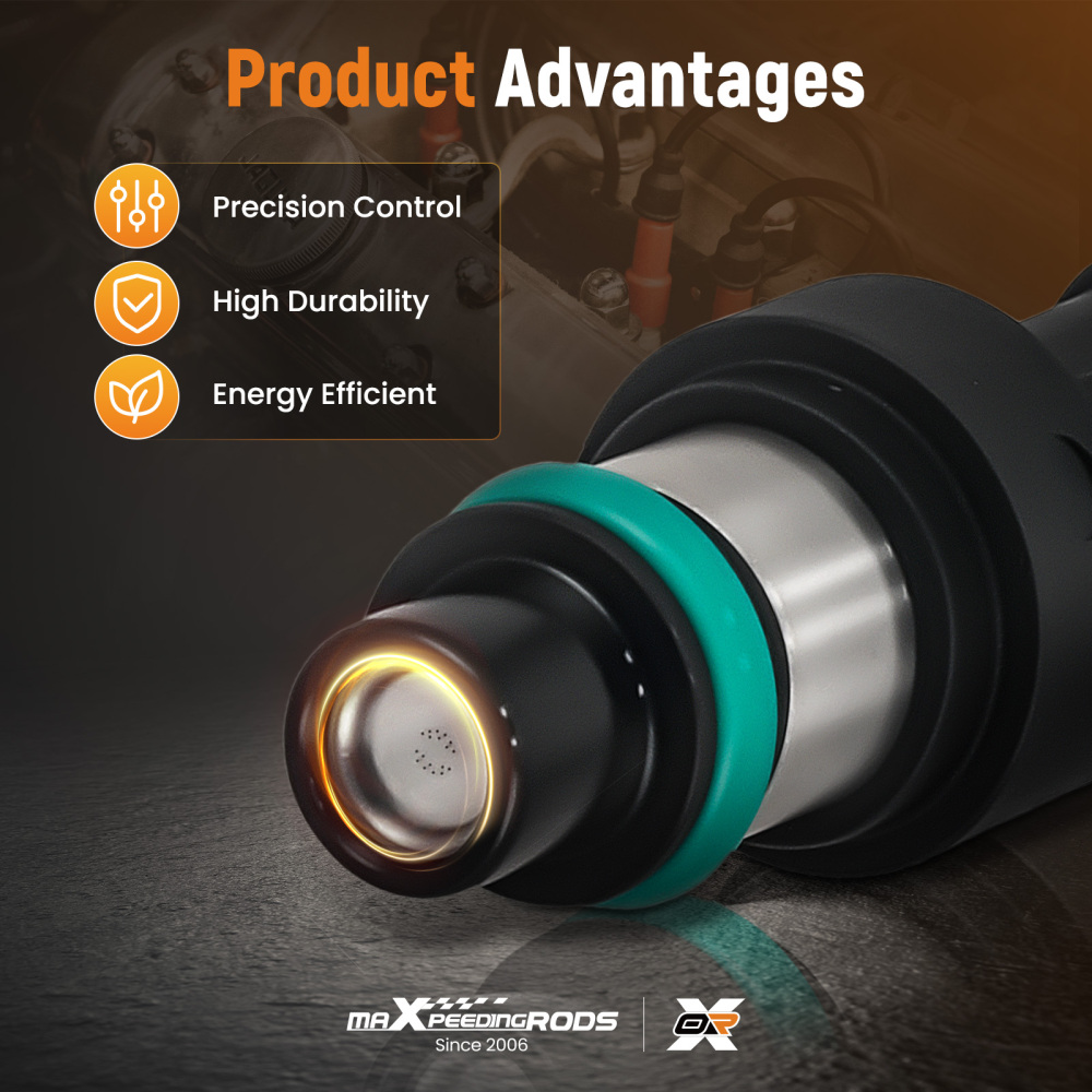 4 Fuel Injectors compatible for Nissan Versa Cube Sentra NV200 Tiida 1.8L 07-18 16600-EN200