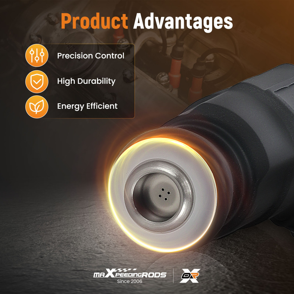 Fuel Injector compatible for Jeep Grand Cherokee 4.0L 1999-2004 Assembly FJ570 2 Terminal