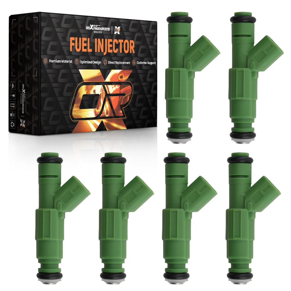 6 Fuel Injectors compatible for Chrysler TownCountry 3.3L 2001-2007 4861454AA FJ477