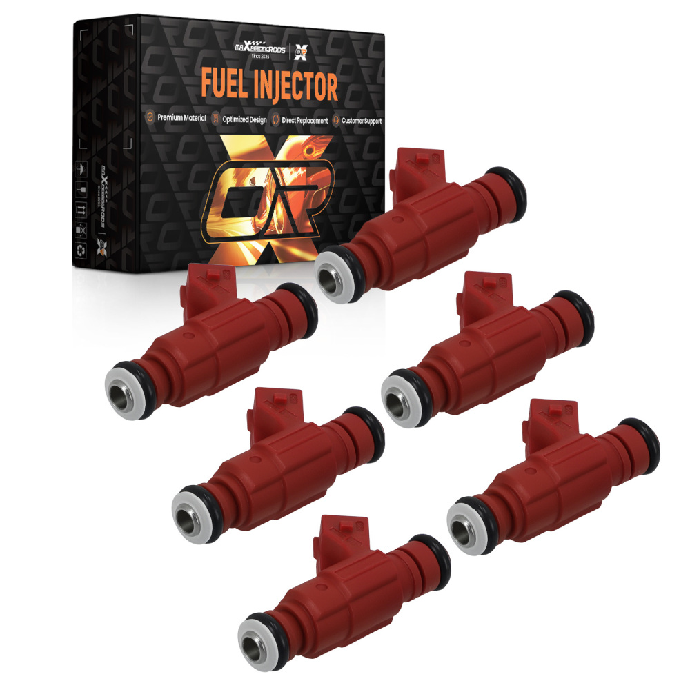 6pcs Fuel Injectors compatible for Ford Explorer 4.0L 2002-2003 Front Direct Replacement