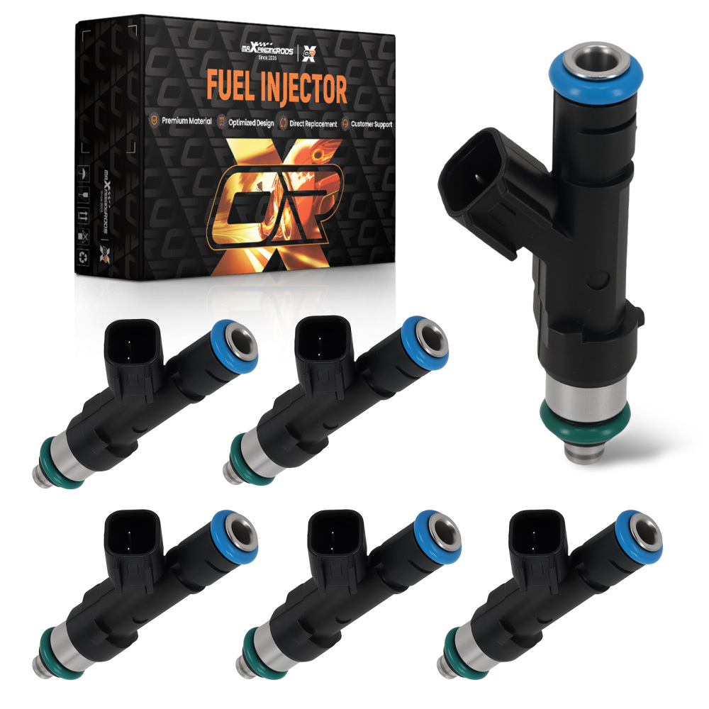 6x Fuel Injectors compatible for Jeep Liberty compatible for Dodge Dakota compatible for Mitsubishi 3.7L 0280158020