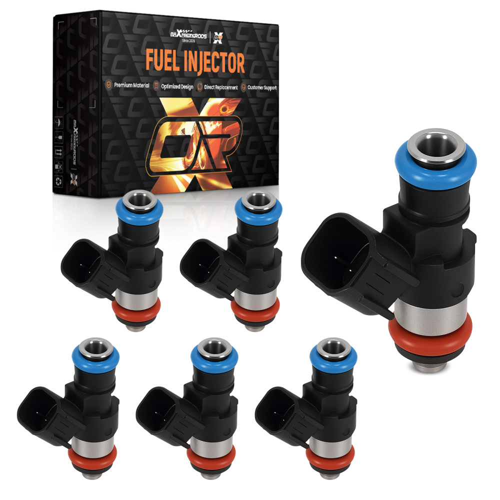 6Pcs Fuel Injectors compatible for Ford Edge compatible for Lincoln Mazda 3.5L 3.7L 2007-2011 0280158091