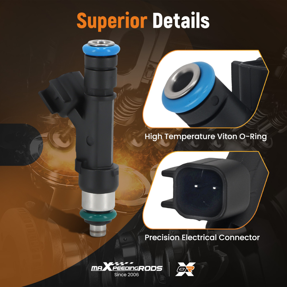 8Pcs Fuel Injectors compatible for Ford F-150 compatible for Mustang 2011 2012 2013 2014 2015 V8 5.0L