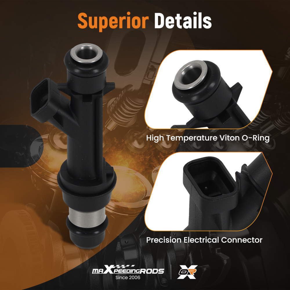 6pcs Fuel Injectors compatible for Chevy Impala Venture compatible for Pontiac 3.4L V6 2000-2005 25323971