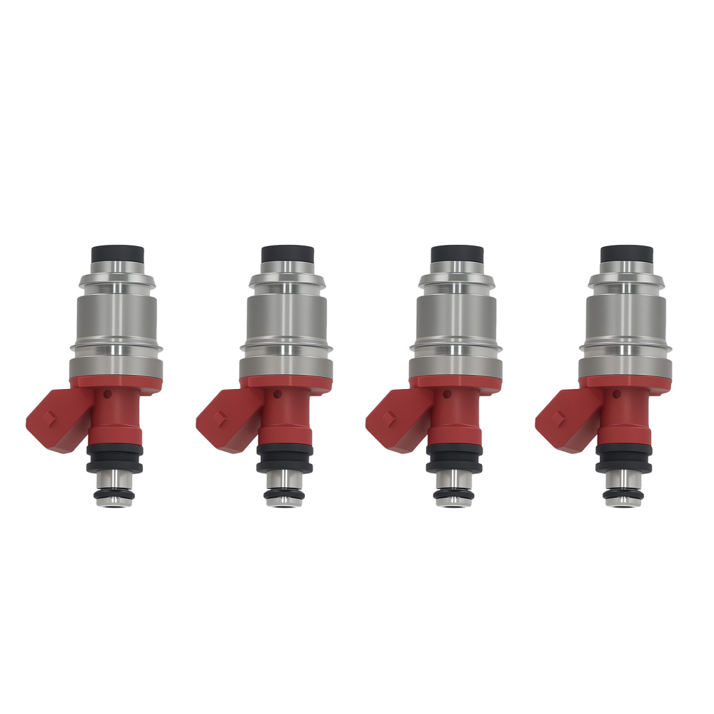 4x Fuel Injector Assembly compatible for Nissan D21 2.4L 1990-1995 FJ342 Direct Replacement