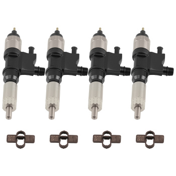 4 Pieces Fuel Injector compatible for Isuzu NPR NPR-HD Diesel 2001-2007 095000-5471 New