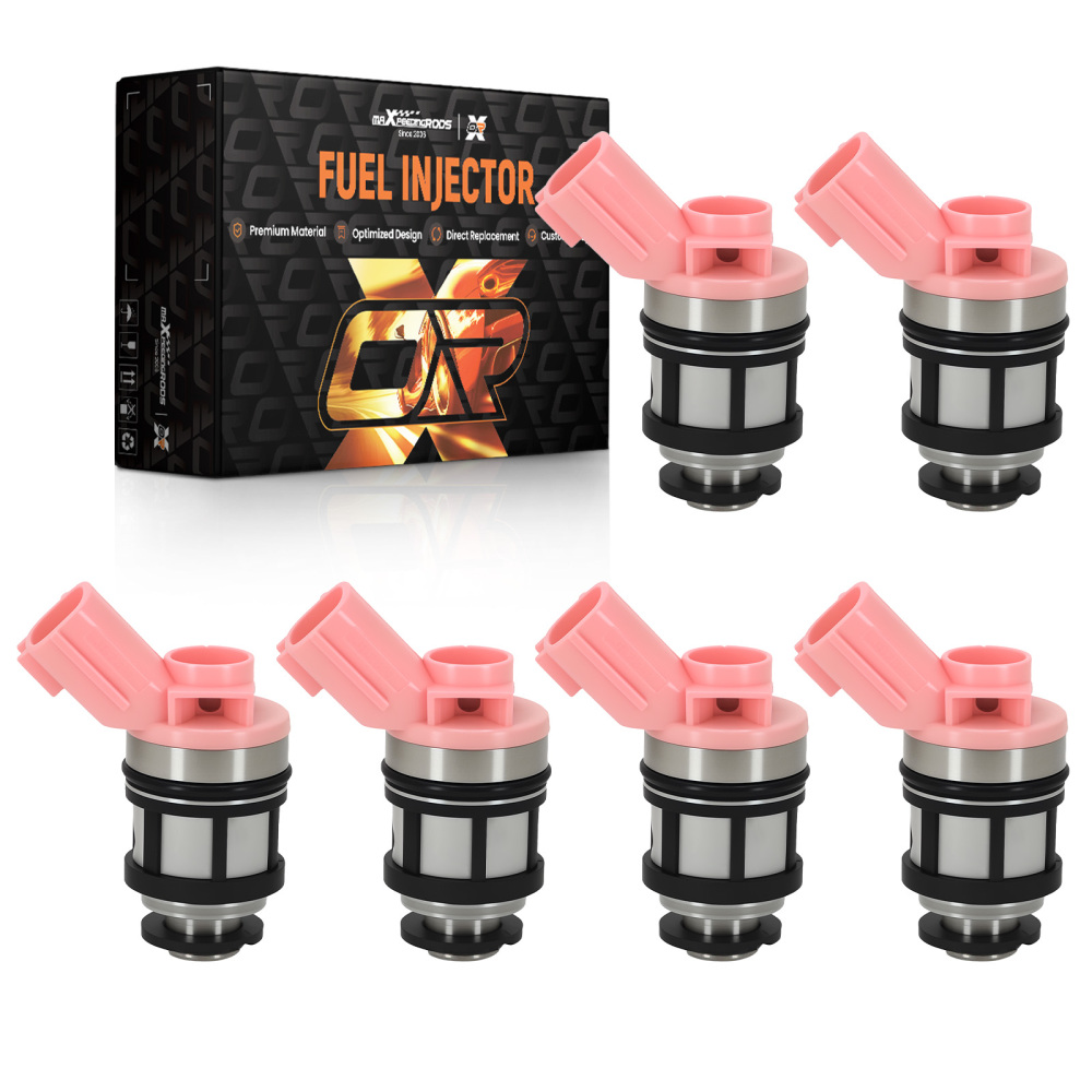 6Pack Top Feed Injectors compatible for Infiniti QX4 1997-2000 842-18124 Gas
