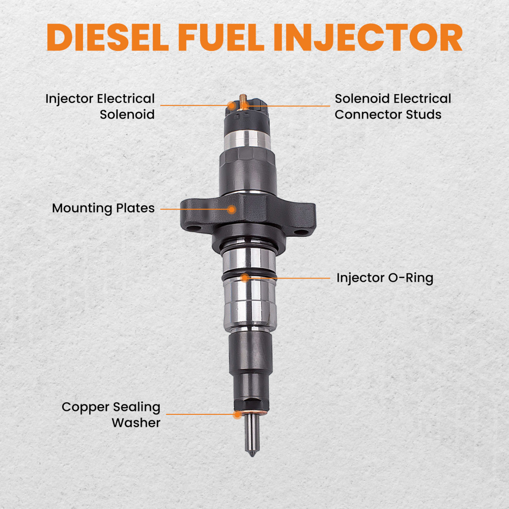 Fuel Injector compatible for Dodge Ram Cummins 5.9L Diesel 2500 3500 2004-2009 0445120238