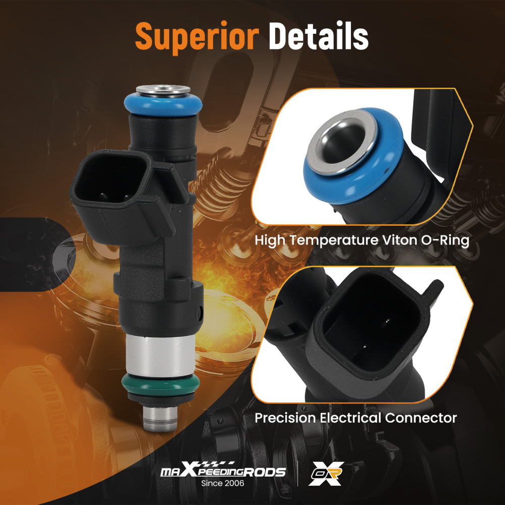 6X Fuel Injectors compatible for Dodge Charger compatible for Chrysler 300 2.7L 3.5L 4591986AA 0280158028