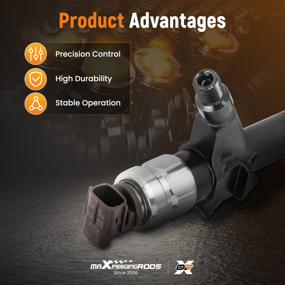 Common Rail Diesel Fuel Injector compatible for Nissan YD25 Navara Engine 095000-6250