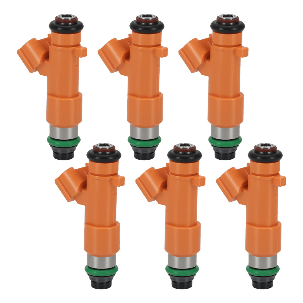 6PCS Fuel Injectors compatible for Infiniti G37 M37 Q40 Q50 Q60 Q70 QX50 QX70 3.7L FJ1016