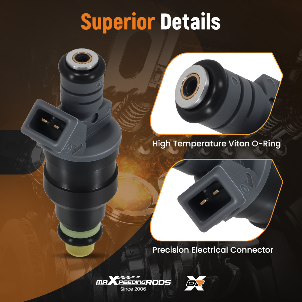 6PCS Fuel Injectors compatible for Ford Ranger V6 3.0L Flex Fuel 1999-2000 FJ305 800-1308N