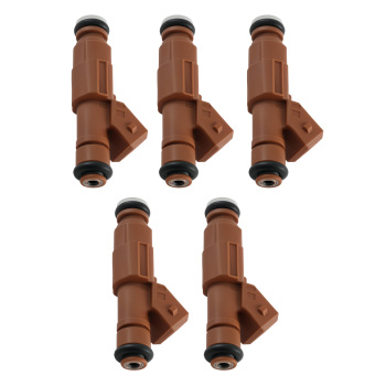 5PCS Fuel Injectors compatible for Volvo S60 V70 C70 XC70 XC90 L5 2.4L 2.5L 0280155831
