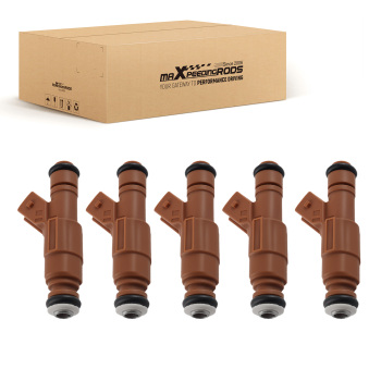 5PCS Fuel Injectors compatible for Volvo S60 V70 C70 XC70 XC90 L5 2.4L 2.5L 0280155831