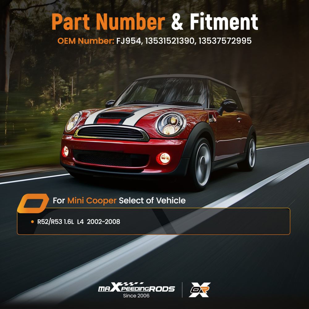 4 Fuel Injectors 12 Fori compatibile per Mini Cooper R52 R53 1.6L 2002-2008